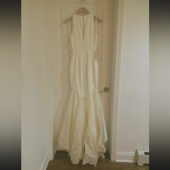 NWT BHLDN Anthropologie Theia Couture Elle Gown Mermaid Wedding Dress - Picture 7 of 12